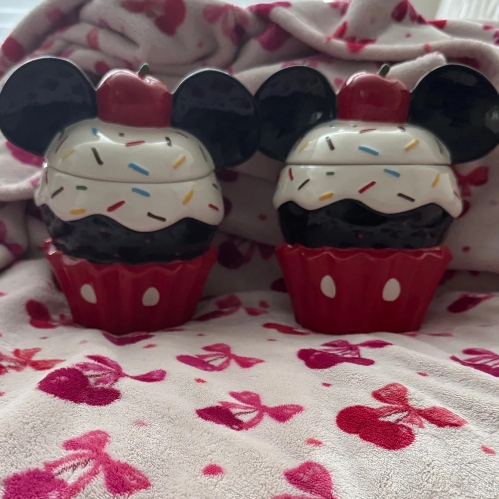 Disney Mickey Mouse Cupcake Cookie Jars